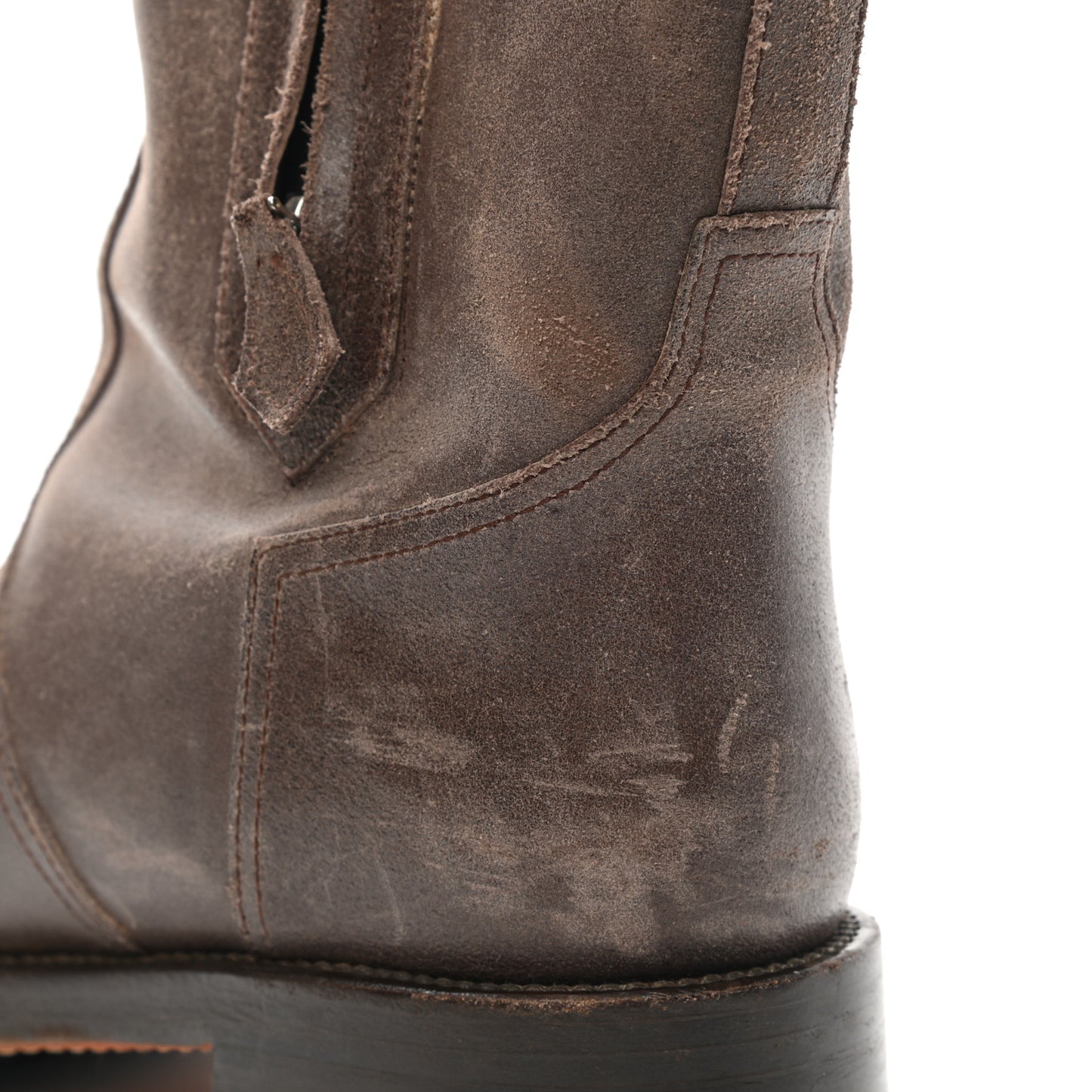 Etriviere Calfskin Lodge Boots 40 Havane