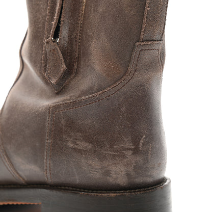 Hermes Etriviere Calfskin Lodge Boots 40 Havane 9 of 17