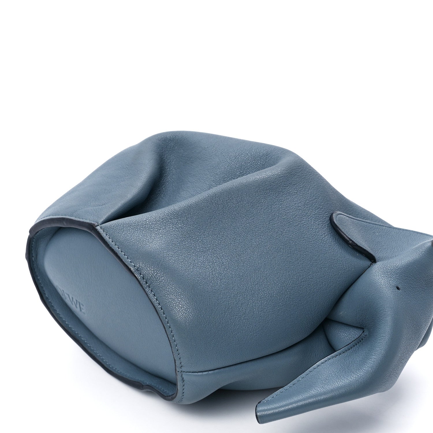 Loewe Calfskin Mini Elephant Crossbody Bag Stone Blue 10 of 12