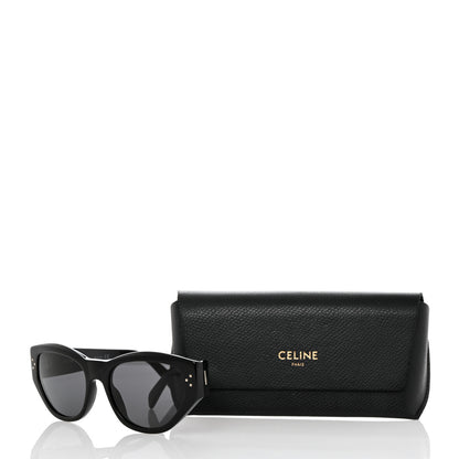 Celine Acetate Polarized Square Sunglasses CL40219I Black 7 of 7
