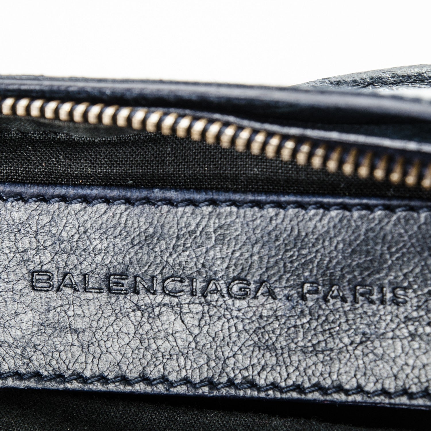 Balenciaga Chevre Classic Hardware Porte Toilette Makeup Clutch Marine 6 of 9