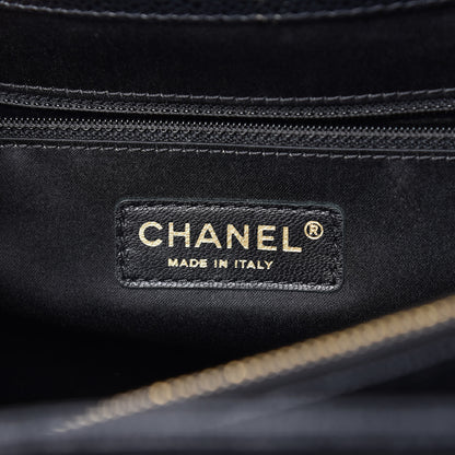 Chanel Caviar Quilted XL Grand Shopping Tote GST Black 6 of 13