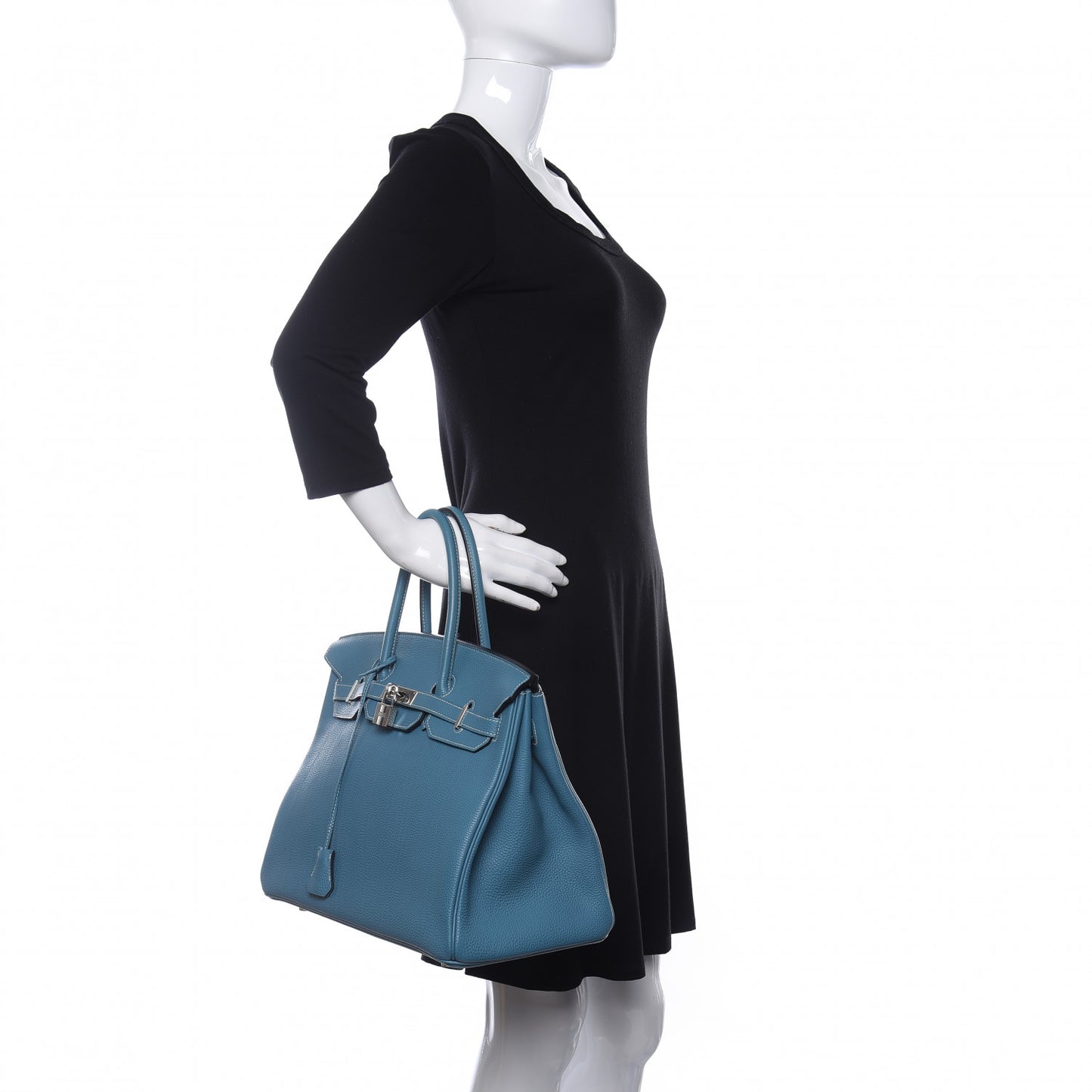 Togo Birkin 35 Blue Jean