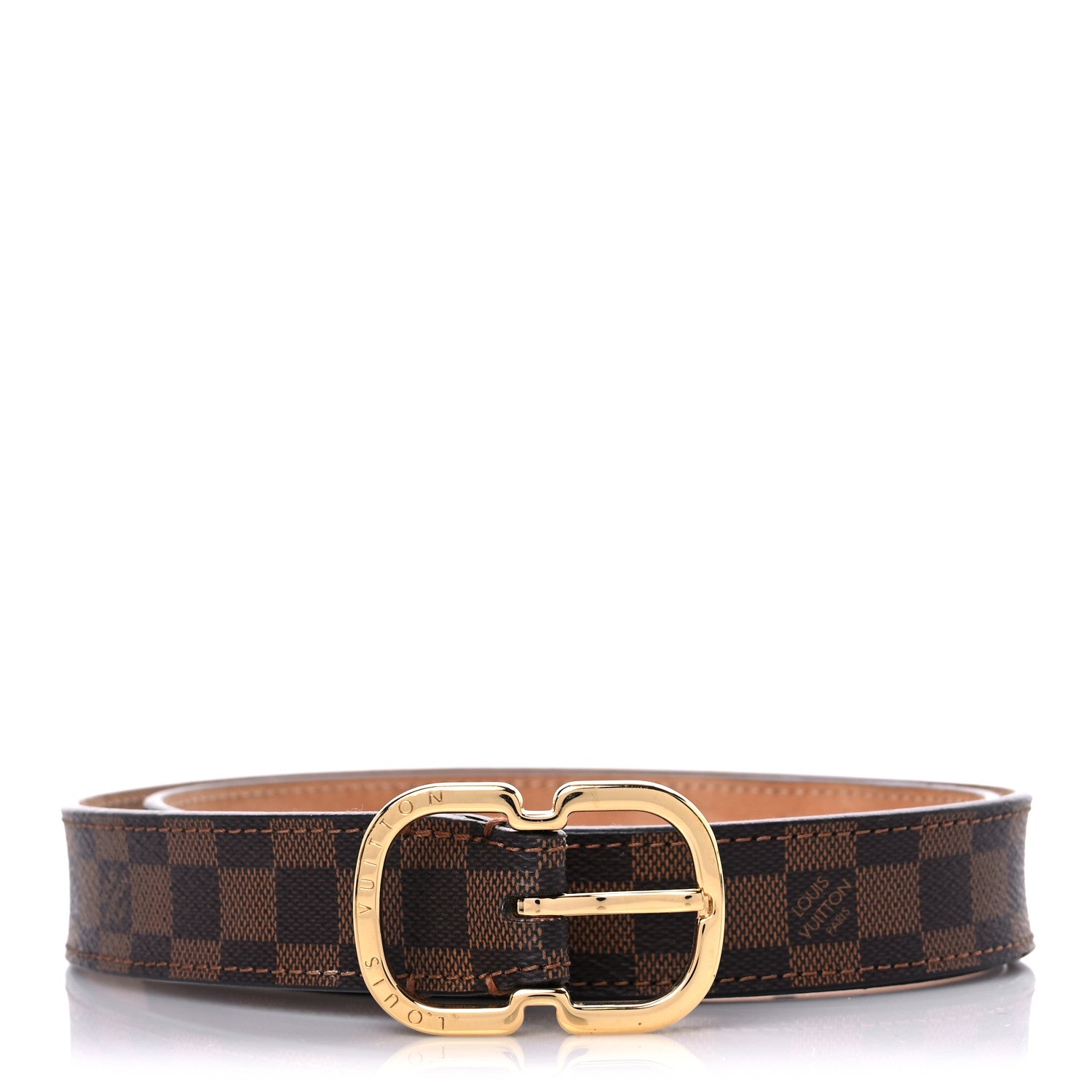Louis Vuitton Damier Ebene Mini 25mm Belt 75 30 1 of 10