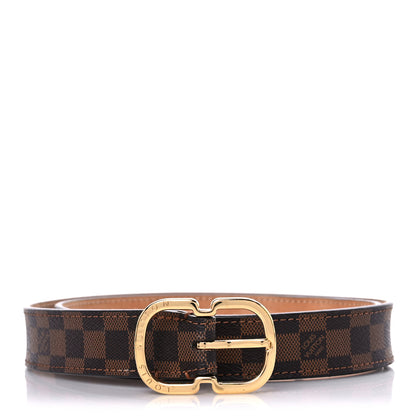 Louis Vuitton Damier Ebene Mini 25mm Belt 75 30 1 of 10