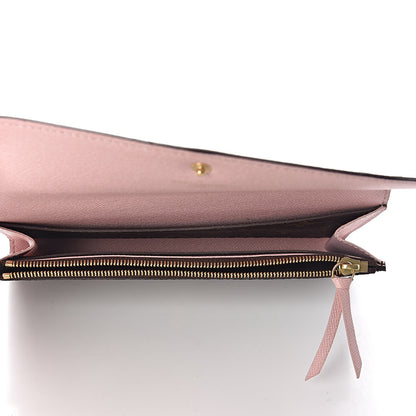 Louis Vuitton Monogram Emilie Wallet Rose Ballerine 5 of 9