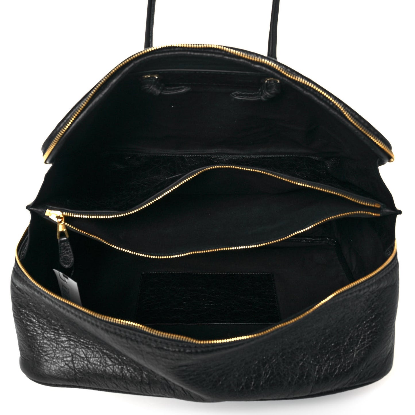 Agneau Medium Blanket Square Tote Black