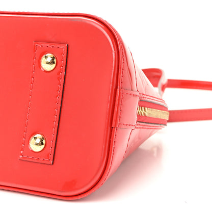 Louis Vuitton Vernis Alma BB Cherry 9 of 9
