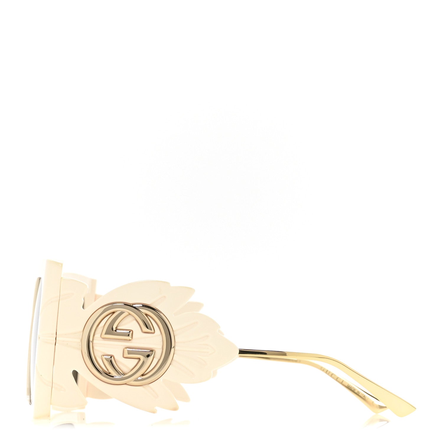Gucci Acetate Square Frame Wing Sunglasses GG0535S Ivory 3 of 8