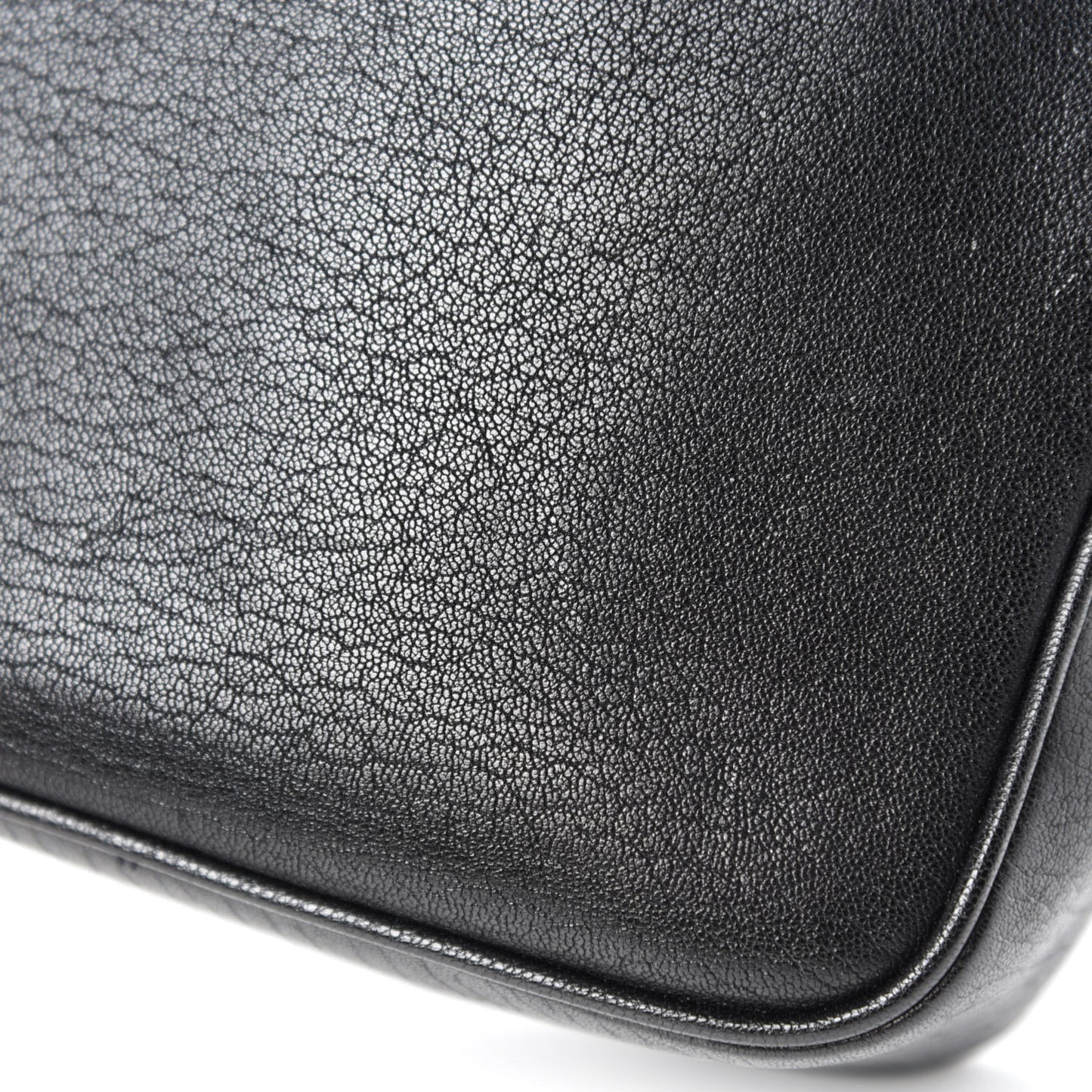 Lambskin Monogram Small Lou Camera Bag Black
