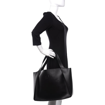 Stella McCartney Eco Alter Nappa East West Perforated Tote Black 3 of 10
