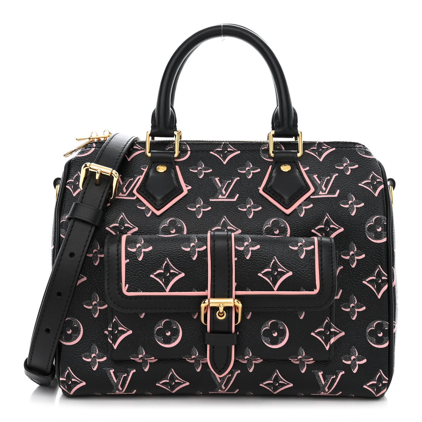 Monogram Fall for You Speedy Bandouliere 25 Black
