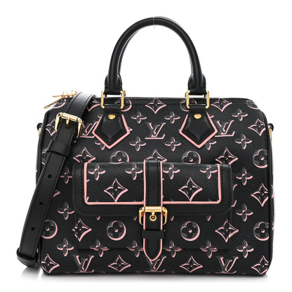 Louis Vuitton Monogram Fall for You Speedy Bandouliere 25 Black 1 of 9