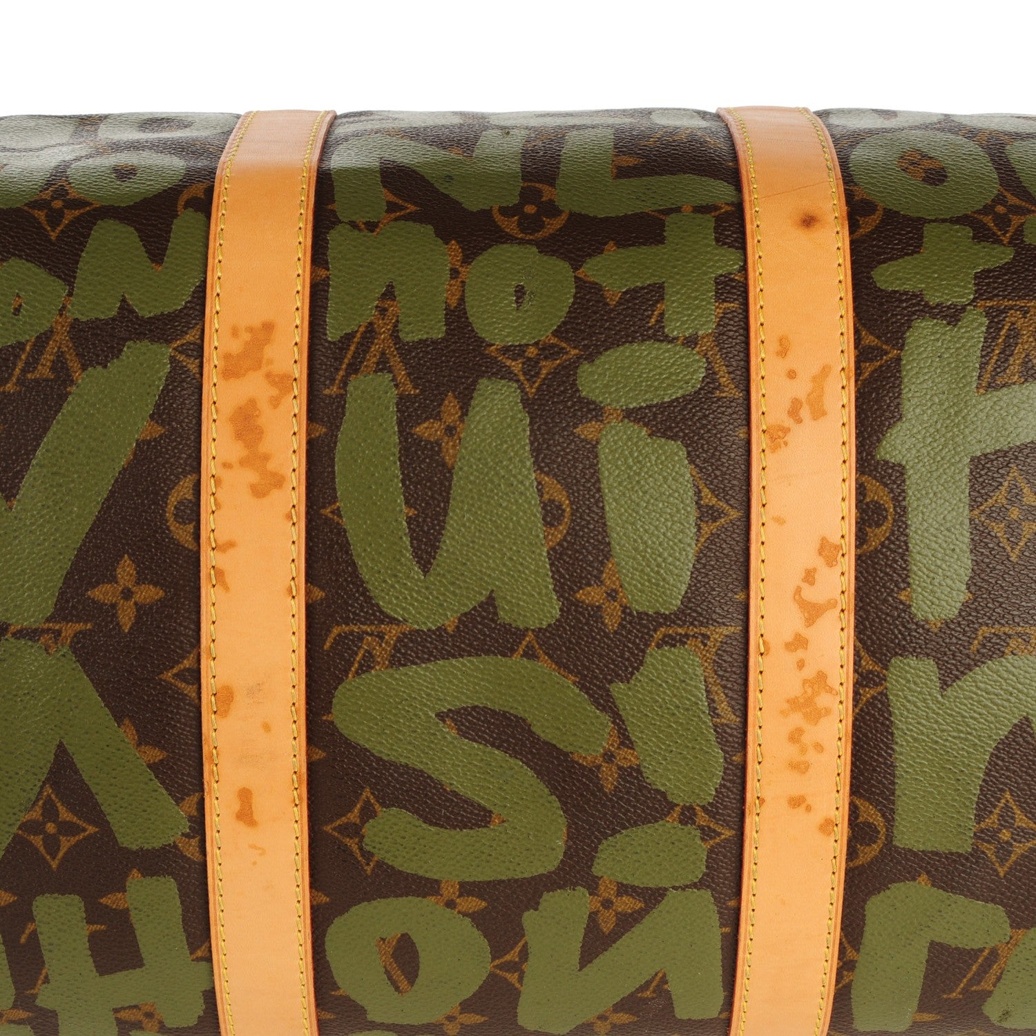 Louis Vuitton Graffiti Keepall 50 Kaki 5 of 8