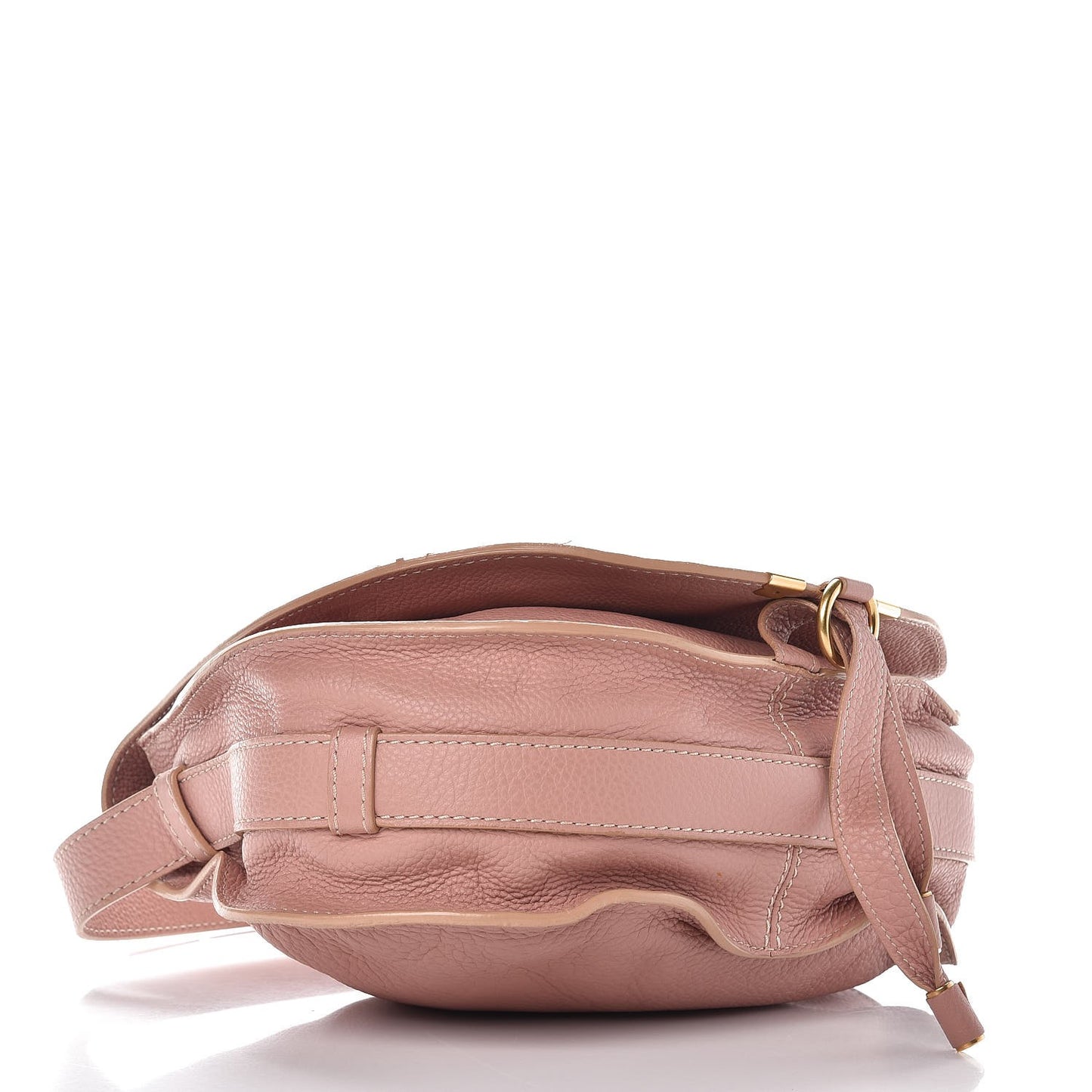 Calfskin Medium Marcie Shoulder Bag Anemone Pink