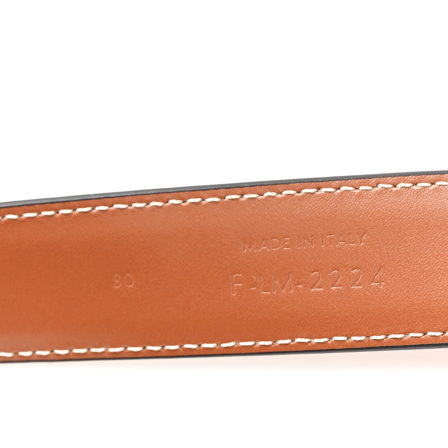 Celine Box Calfskin Small 18mm Triomphe Belt 80 32 Tan 4 of 6