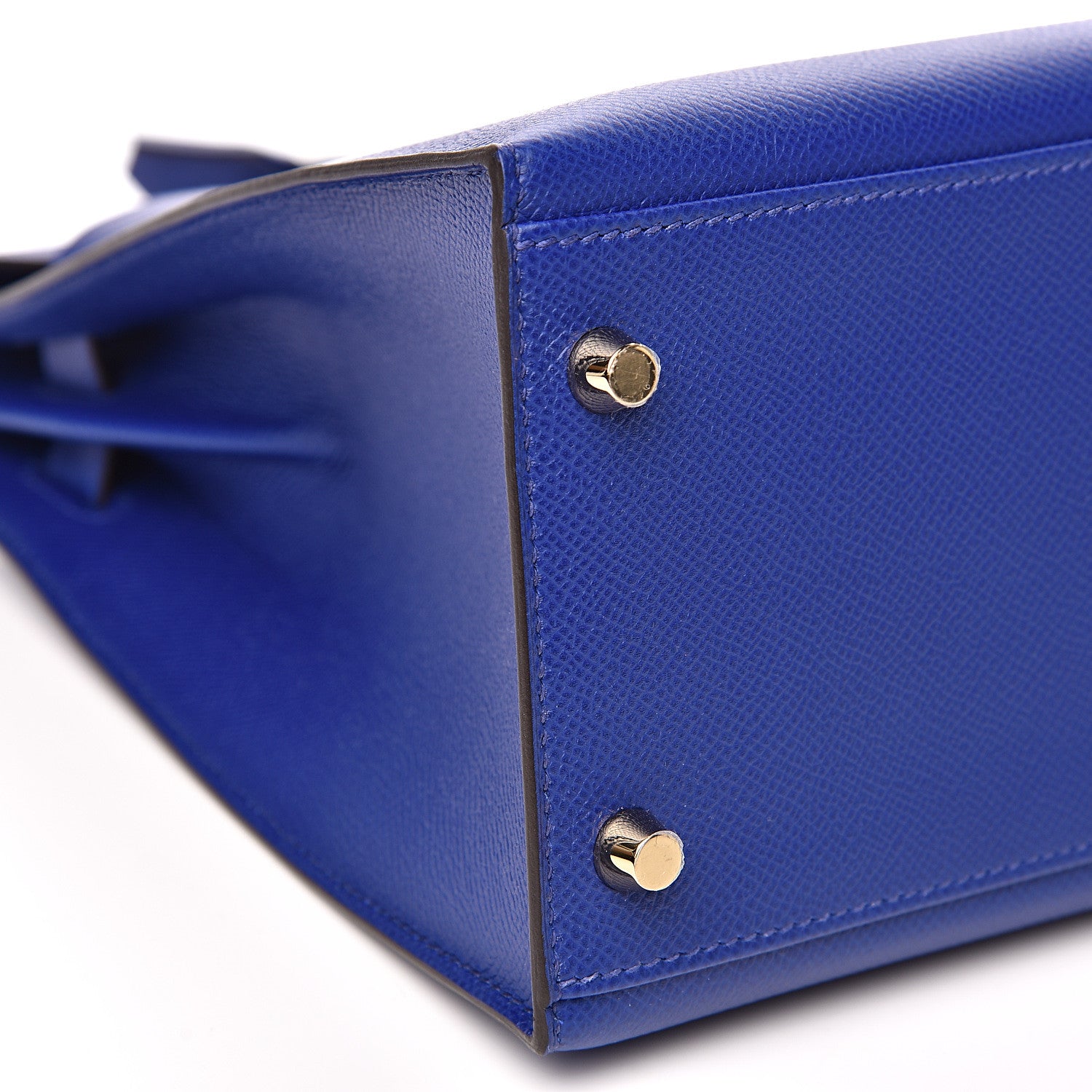 Hermes Epsom Horseshoe Kelly Sellier 32 Bleu Electrique Rose Sakura 23 of 31