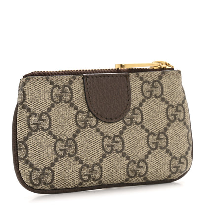 Gucci GG Supreme Monogram Web Ophidia Key Case Beige New Acero 3 of 8