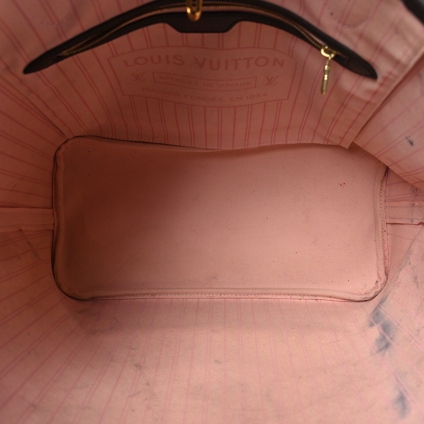 Damier Ebene Neo Neverfull MM Rose Ballerine