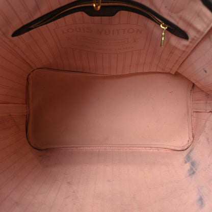 Louis Vuitton Damier Ebene Neo Neverfull MM Rose Ballerine 6 of 13