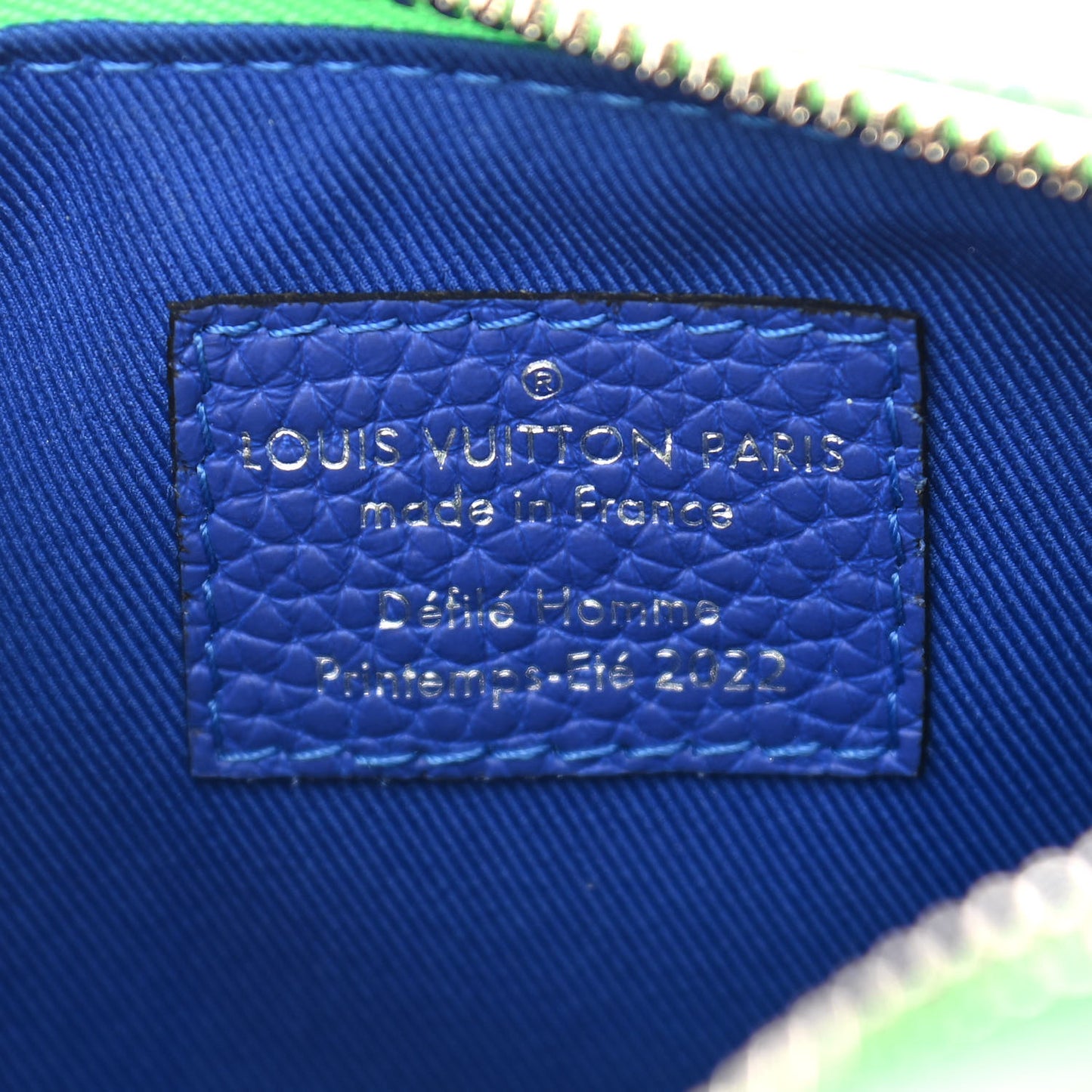 Taurillon Illusion Keepall XS Bleu Vert