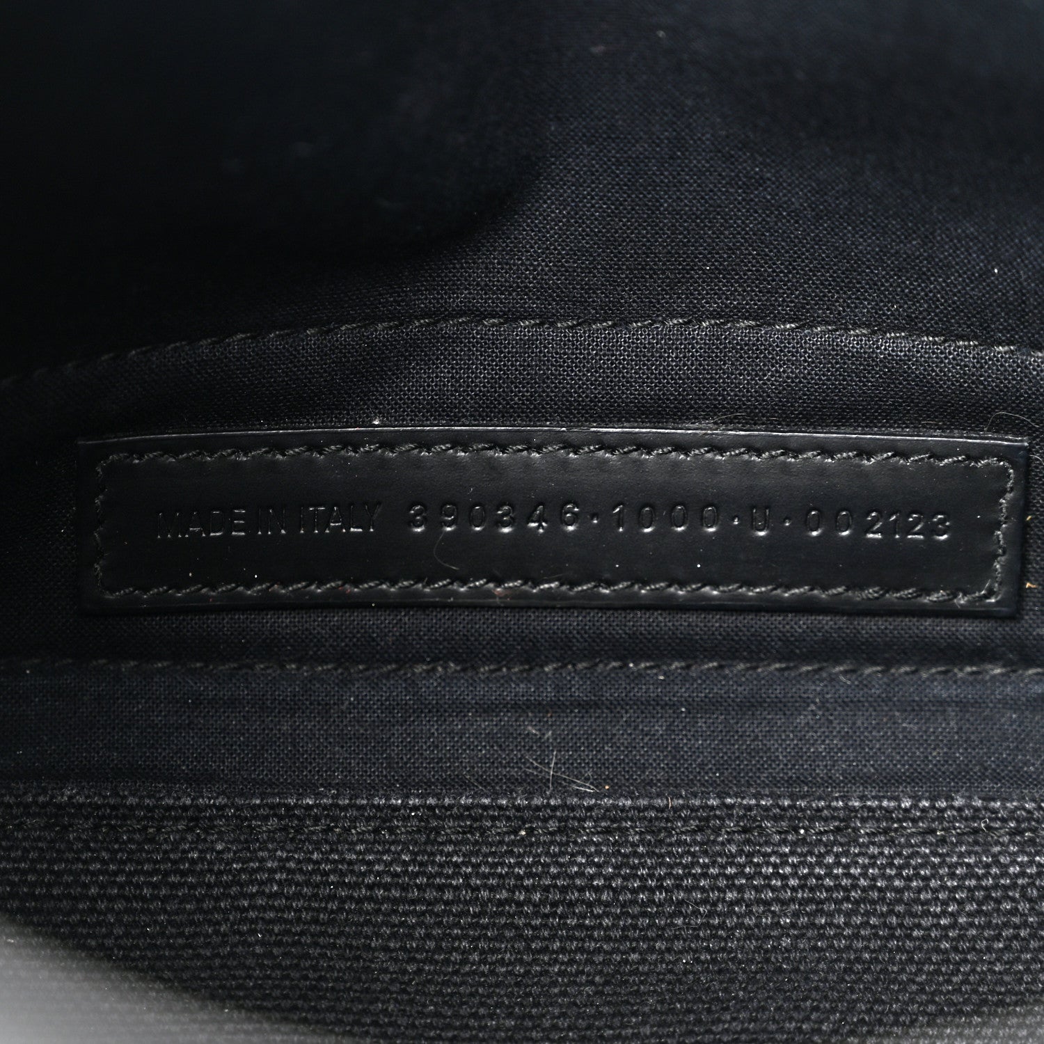 Balenciaga Cotton Canvas Calfskin Navy Cabas XS Black 8 of 11