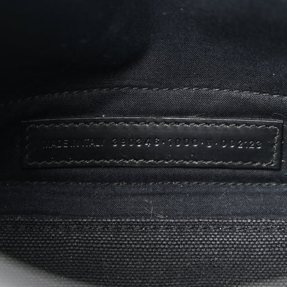Balenciaga Cotton Canvas Calfskin Navy Cabas XS Black 8 of 11