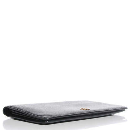 Chanel Goatskin CC Yen Wallet Black 4 of 8