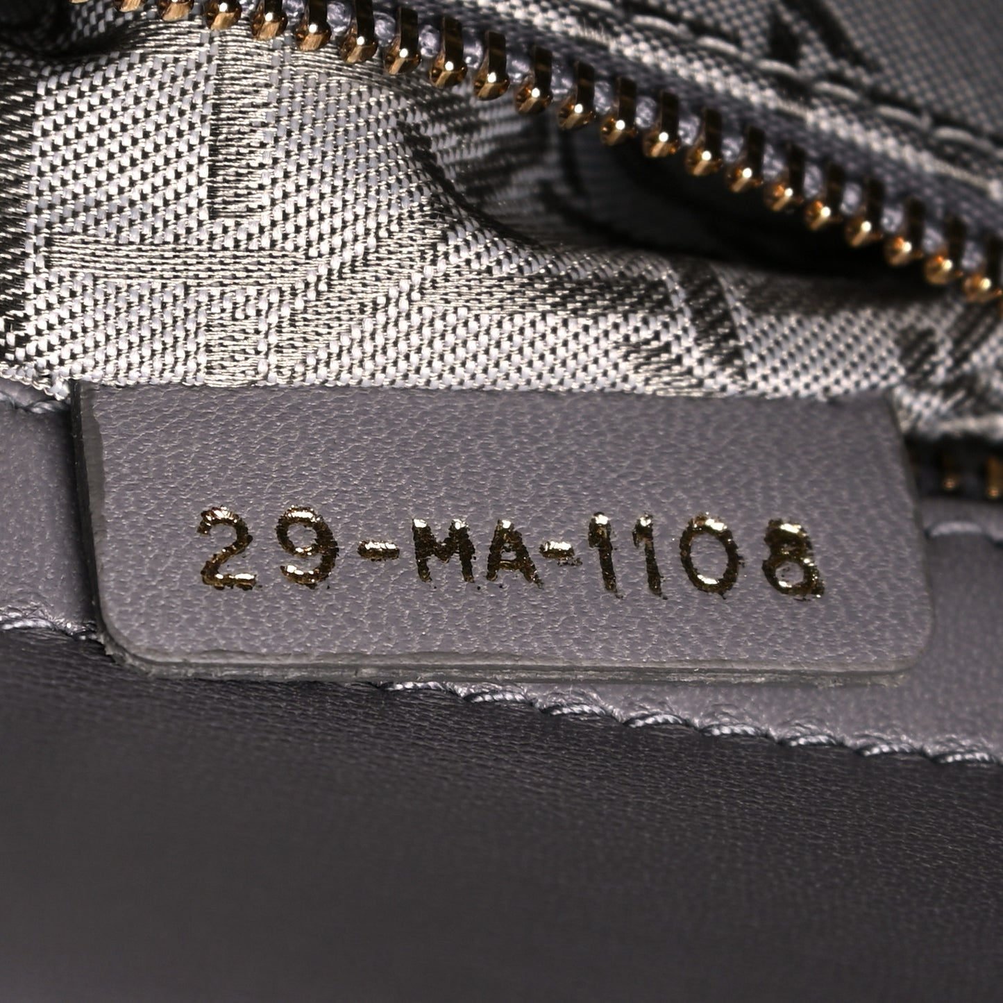 Lambskin Cannage Small Lucky Badges My Lady Dior Grey