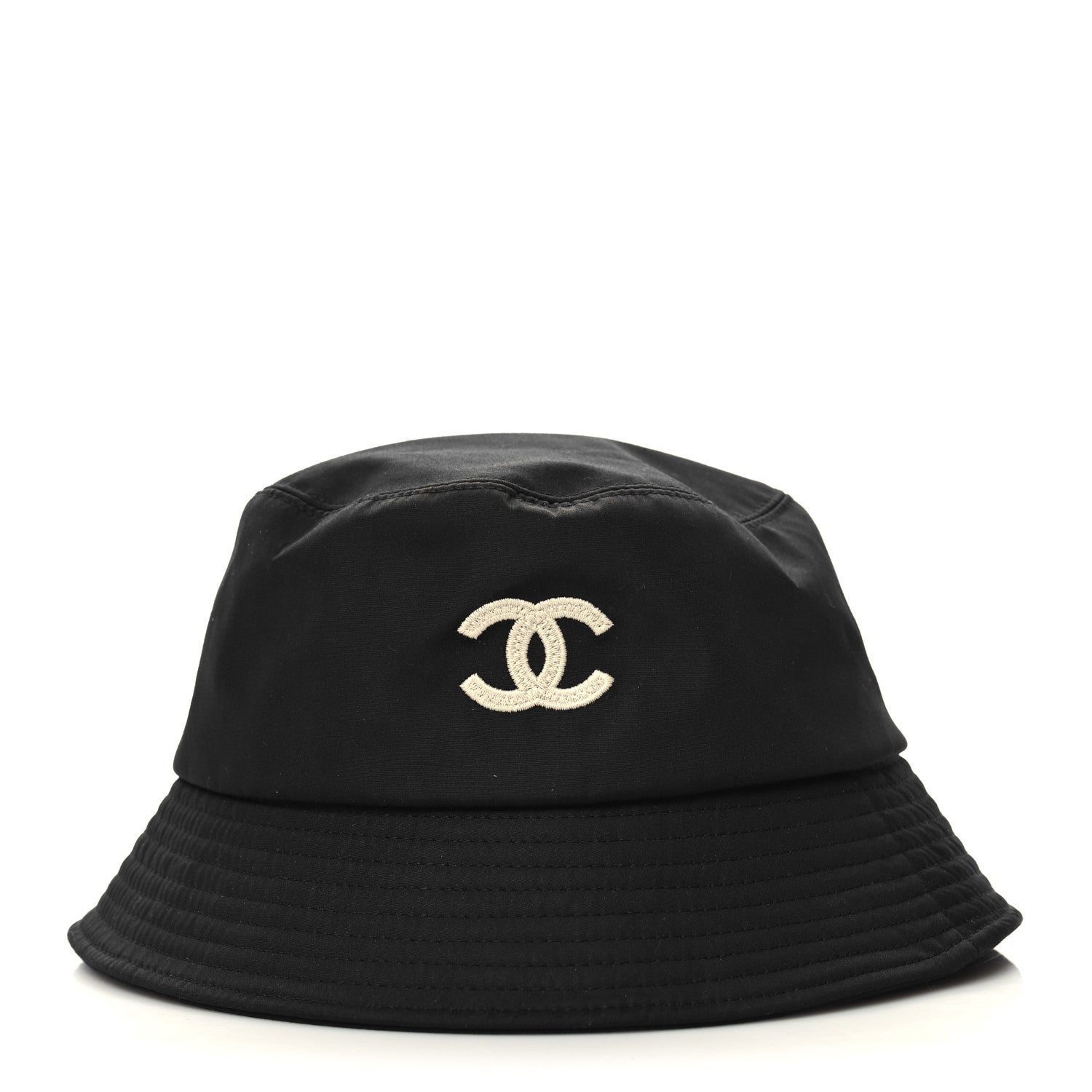 Chanel Cotton CC Bucket Hat S Black 3 of 8