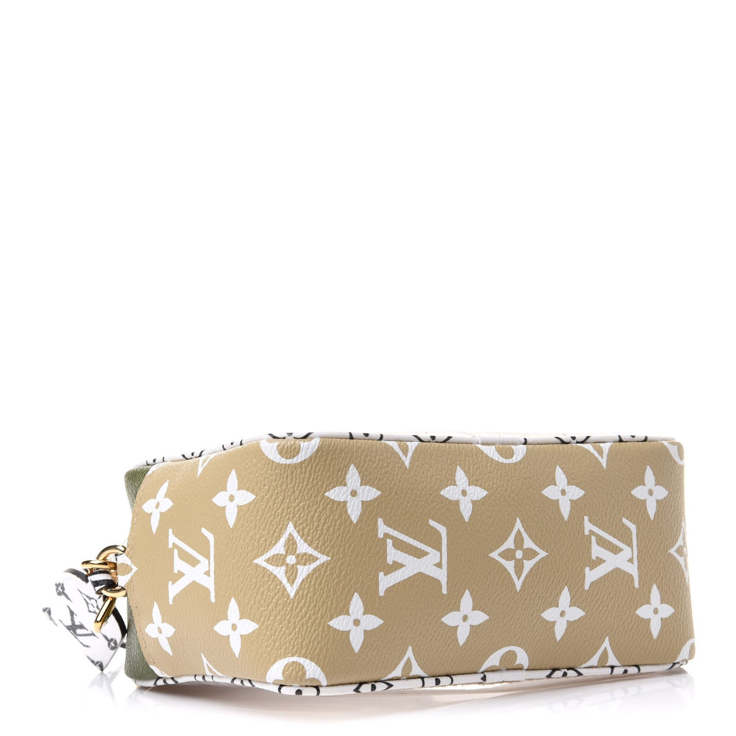 Monogram Giant Beach Pouch Kaki