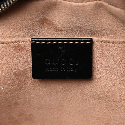 Gucci Calfskin Matelasse Small GG Marmont Chain Shoulder Bag Black 6 of 15