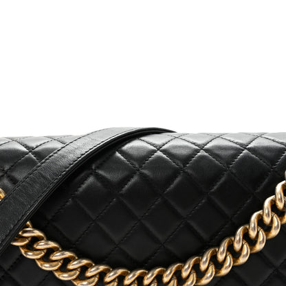 Chanel Lambskin Quilted New Medium Boy Flap Black 8 of 10