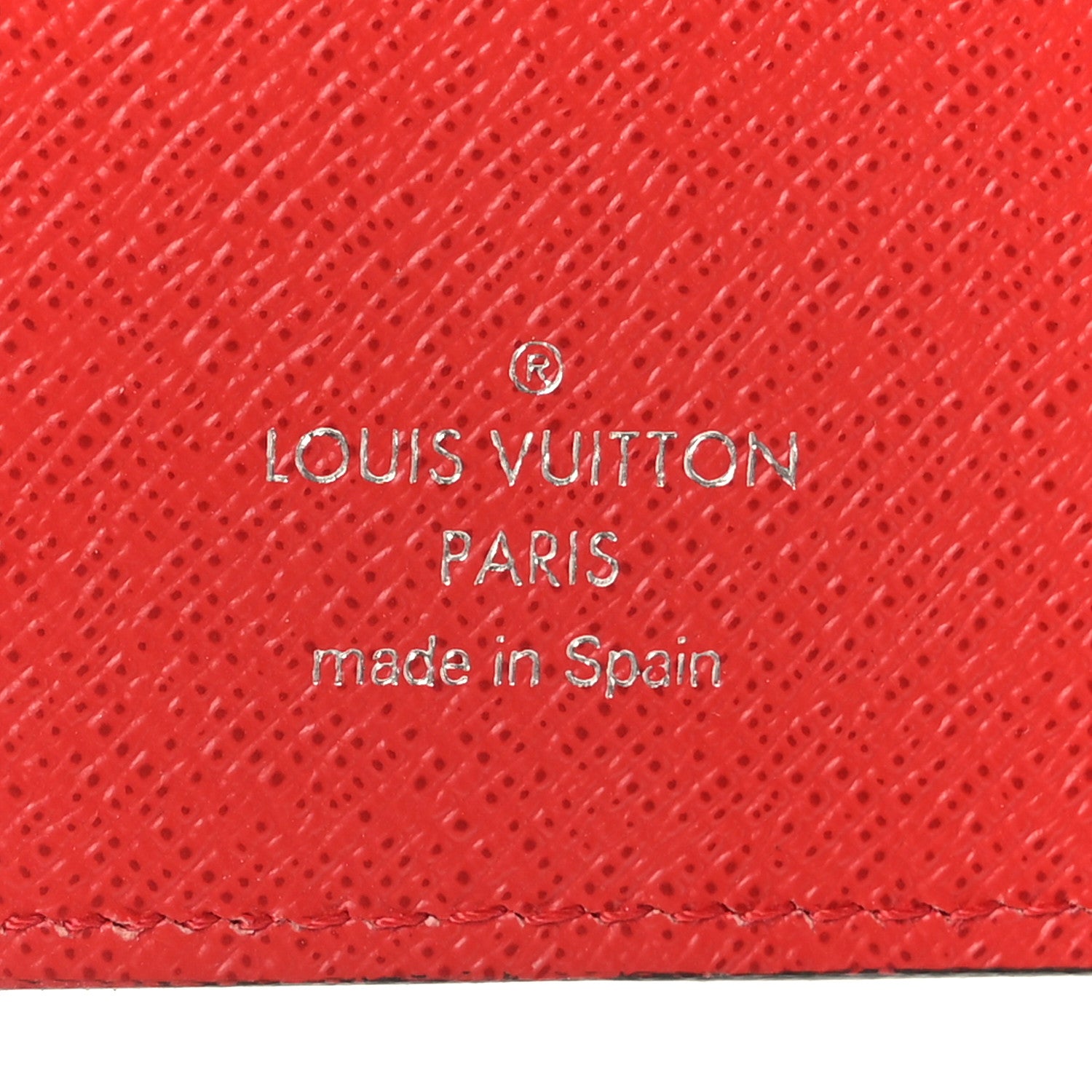 Louis Vuitton X Supreme Epi Brazza Wallet Red 7 of 8