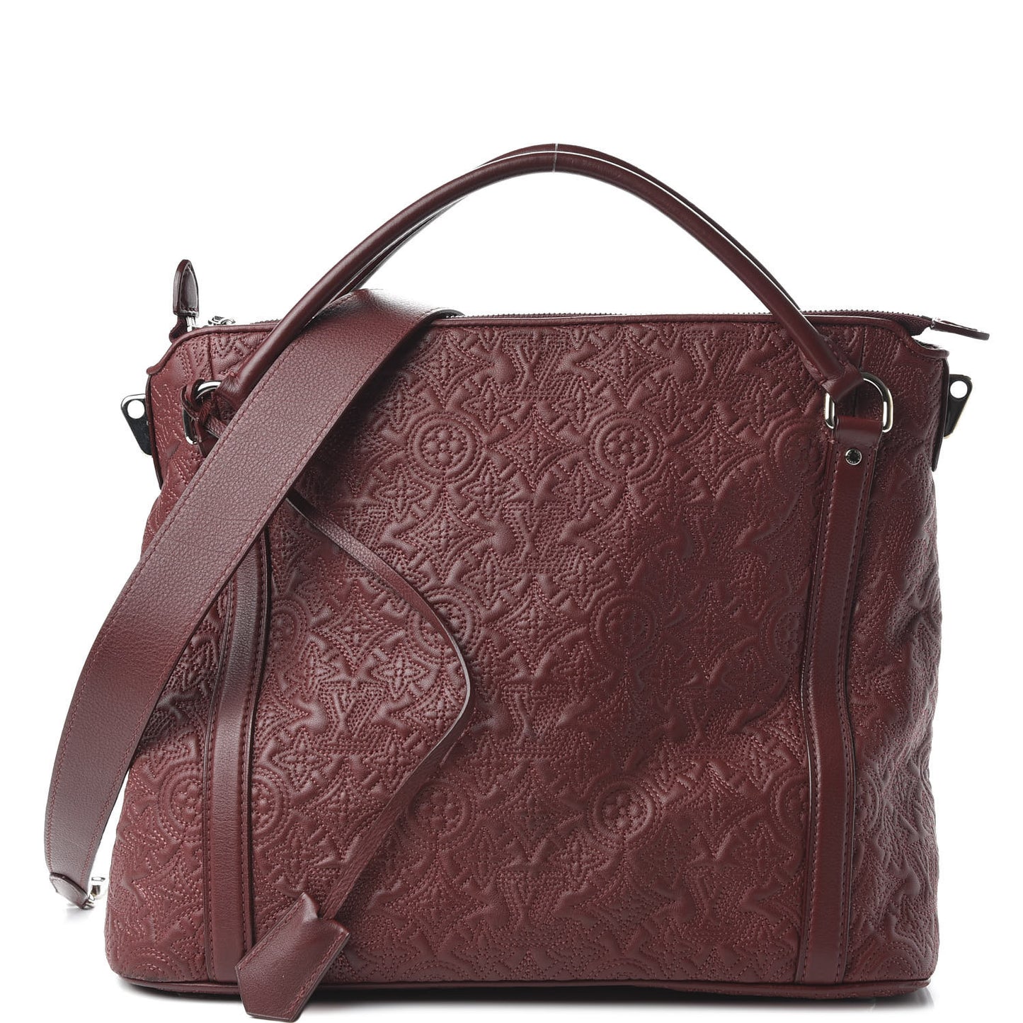 Monogram Lambskin Antheia Ixia MM Fuchsia