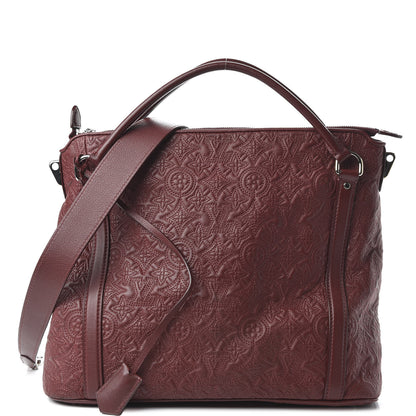 Louis Vuitton Monogram Lambskin Antheia Ixia MM Fuchsia 1 of 10