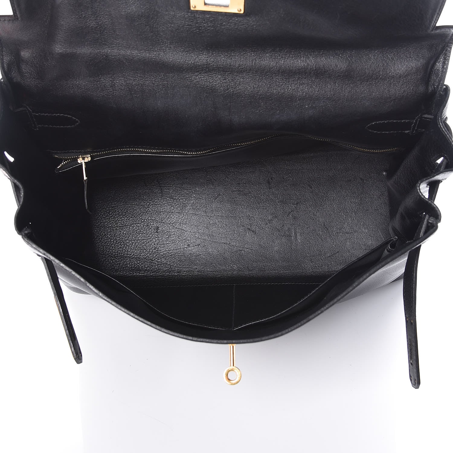 Hermes Veau Gulliver Kelly Retourne 35 Black 7 of 37