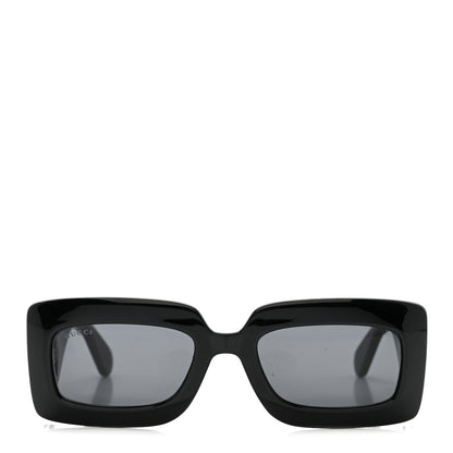 Gucci Acetate Rectangular Sunglasses GG0811S Black 2 of 8