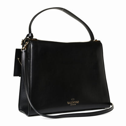 Valentino Garavani Calfskin Medium My Rockstud Frame Bag Black 2 of 7