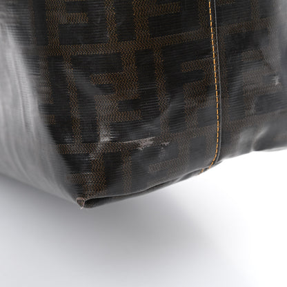 Fendi Zucca Spalmati Matrioska Small Roll Tote Tobacco Black 13 of 15