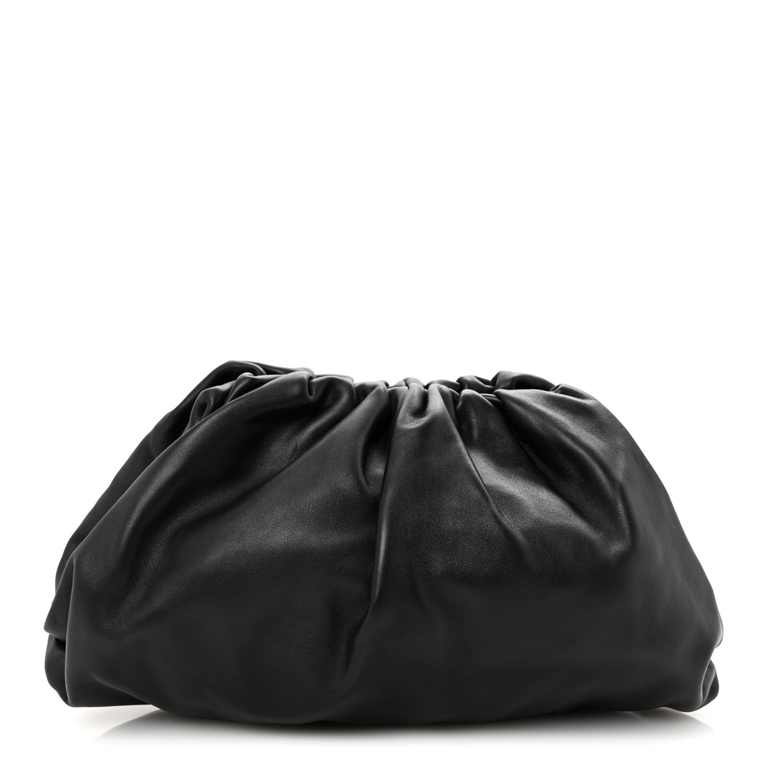 Bottega Veneta Smooth Butter Calf The Pouch Oversized Clutch Black 1 of 7