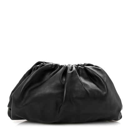 Bottega Veneta Smooth Butter Calf The Pouch Oversized Clutch Black 1 of 7
