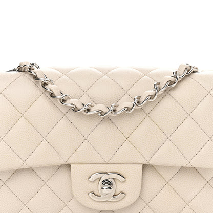 Chanel Caviar Quilted Mini Rectangular Flap Ivory 8 of 10