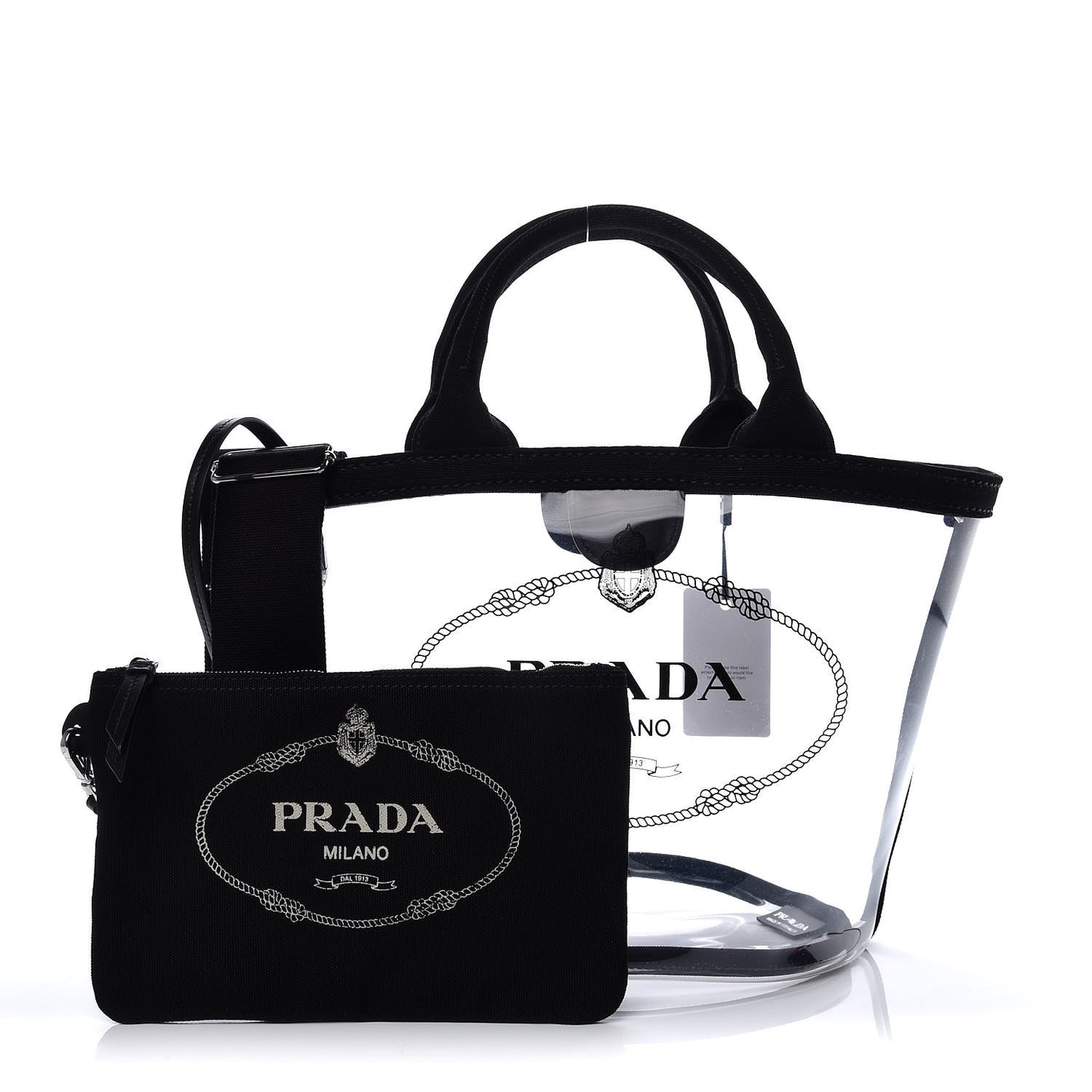 Plexiglass Canapa Small Shopper Tote Black