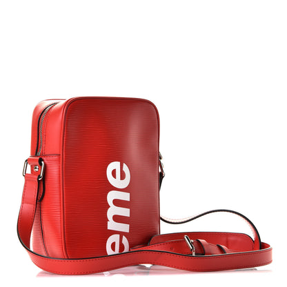 Louis Vuitton X SUPREME Epi Danube PM Red 2 of 4
