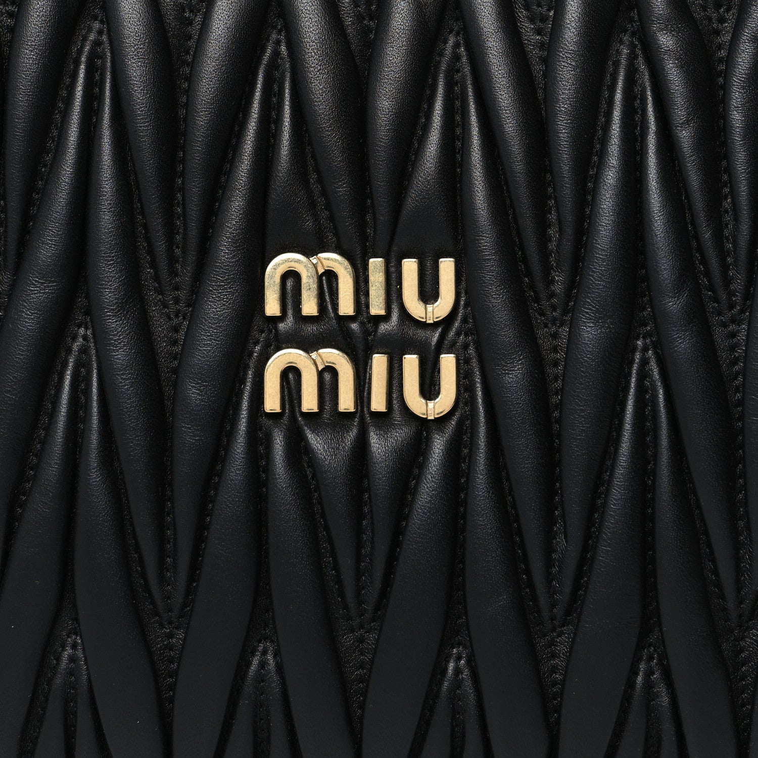Miu Miu Nappa Matelasse Wander Large Hobo Black 6 of 9