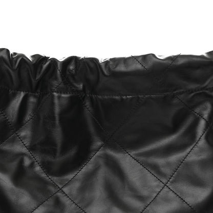 Chanel Shiny Calfskin Quilted Small Chanel 22 Black 10 of 13