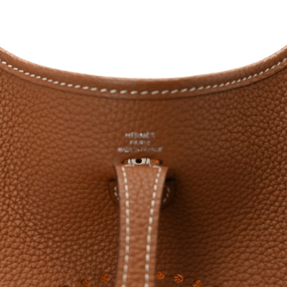 Hermes Taurillon Maurice Amazone Evelyne TPM Gold White 6 of 11