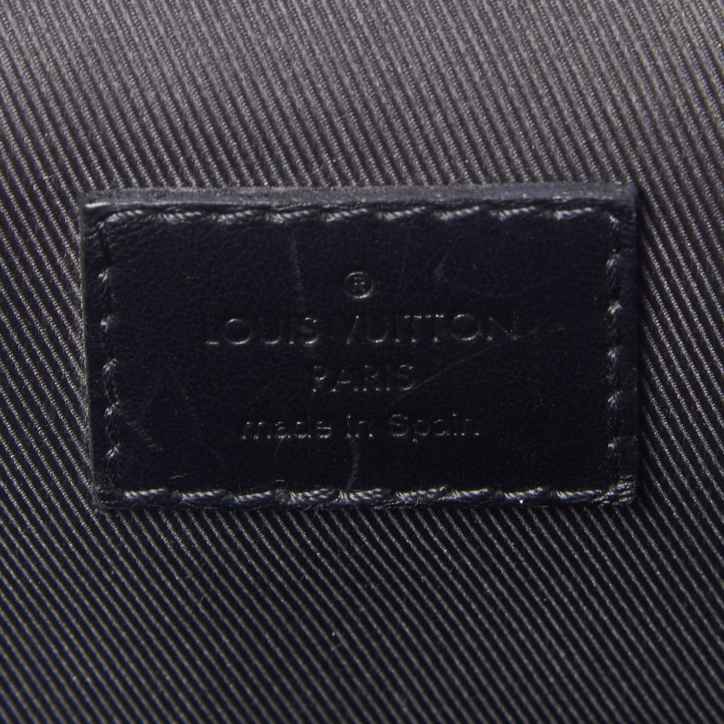 Louis Vuitton Calfskin Monogram Shadow Sprinter Messenger Black 7 of 9