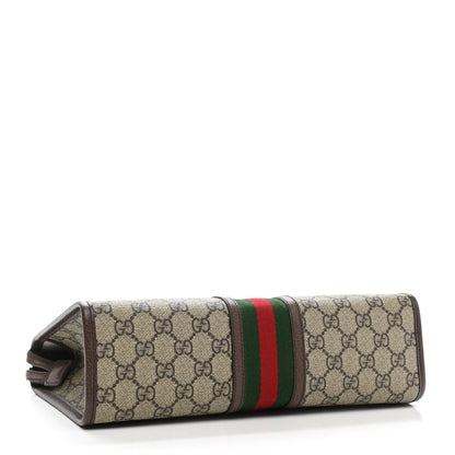 Gucci GG Supreme Monogram Web Toiletry Case Brown 4 of 8